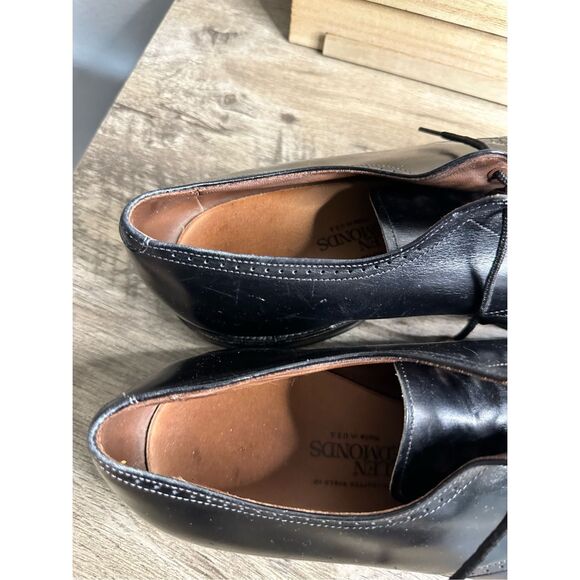 Allen Edmunds Men’s 10 Black Wingtip Oxford Shoes